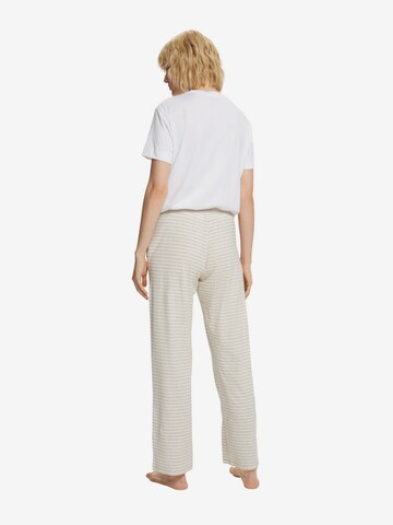 ESPRIT Pajama Pants in Beige