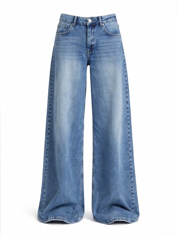 IT'S BASIC Wide leg Jeans 'Palazzo' in Blue: front