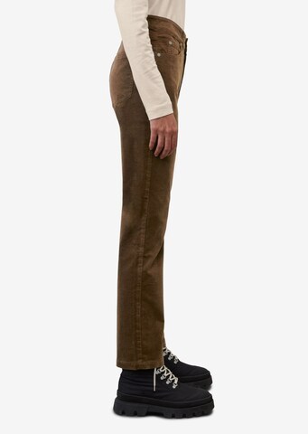 Marc O'Polo Regular Pants 'Linde' in Brown