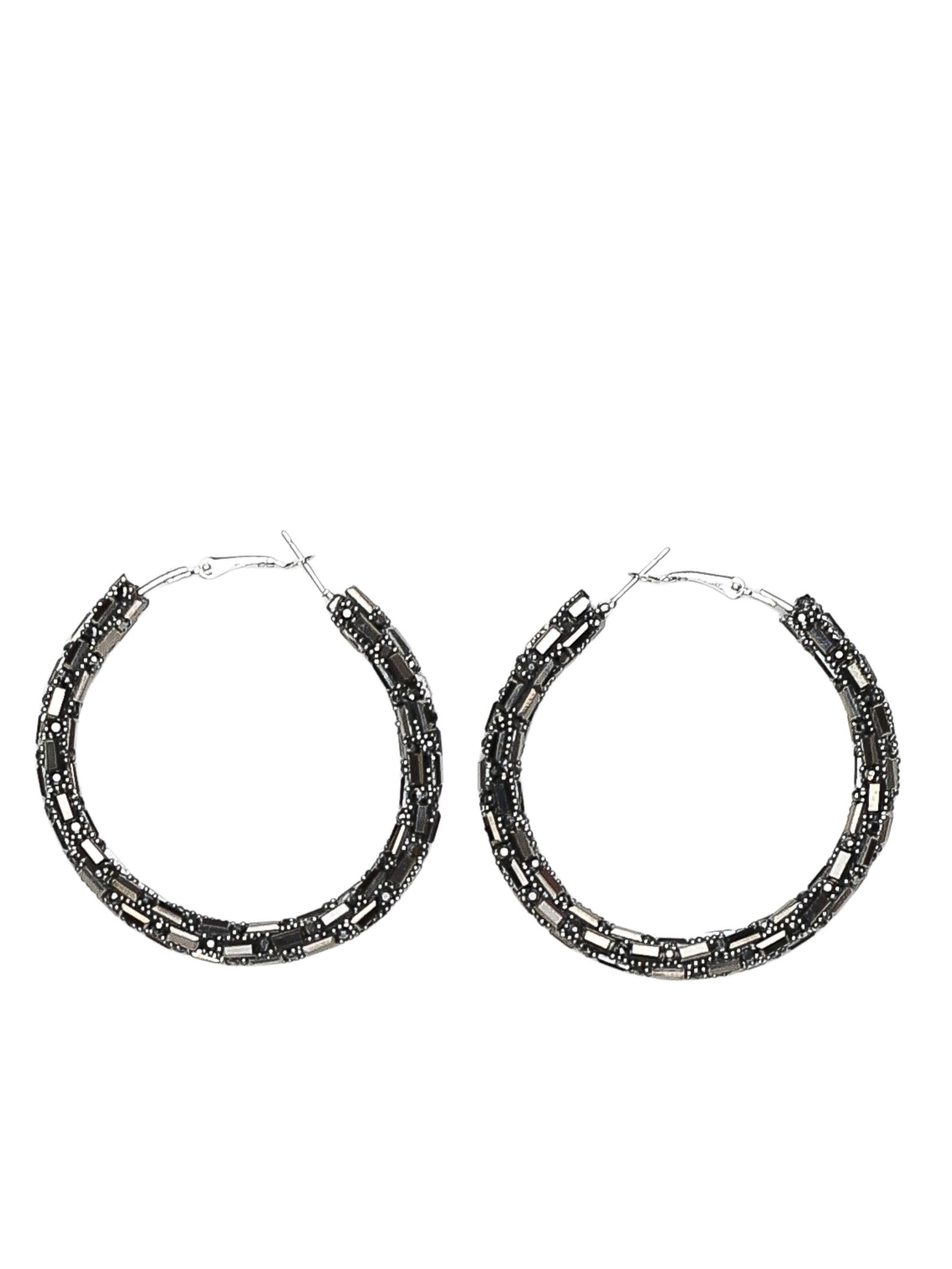 COLLEZIONE ALESSANDRO Earrings 'Paris' in Black