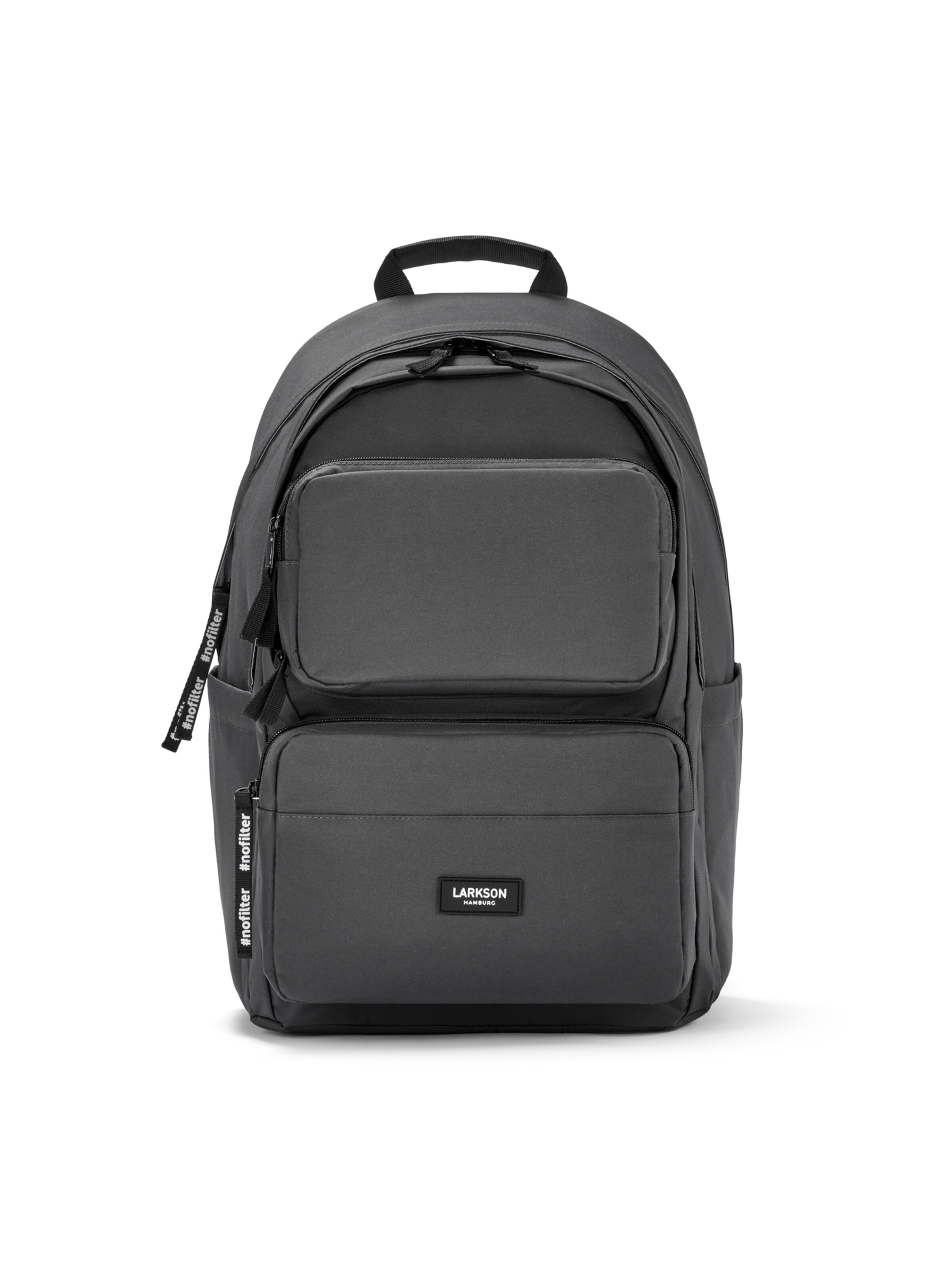 LARKSON Backpack 'No 3 Advanced' in Grey: front