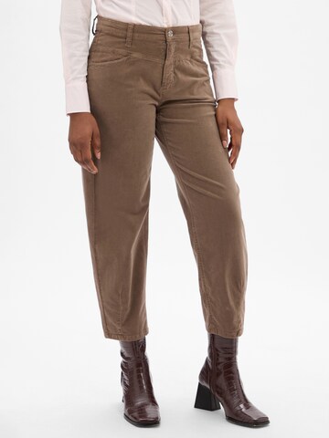 Regular Pantalon 'Elin' Cambio en marron : devant