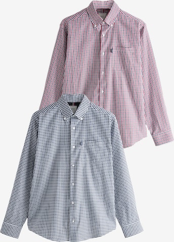 NextRegular Fit Košulja - plava boja: prednji dio