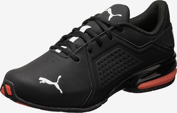 Baskets basses PUMA en noir : devant