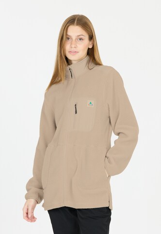 Whistler Fleece jas 'Felis' in Beige: voorkant