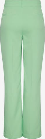 Flared Pantaloni con piega frontale 'BLURIS' di Y.A.S in verde