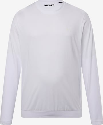 Men Plus Shirt in Wit: voorkant
