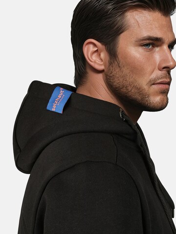 salzhaut Sweatshirt 'HEFF' in Zwart