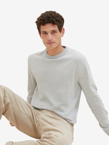 TOM TAILOR Pullover in Grau