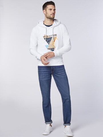 Oklahoma Jeans Sweatshirt in Weiß