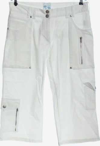 UNBEKANNT Pants in L in White: front