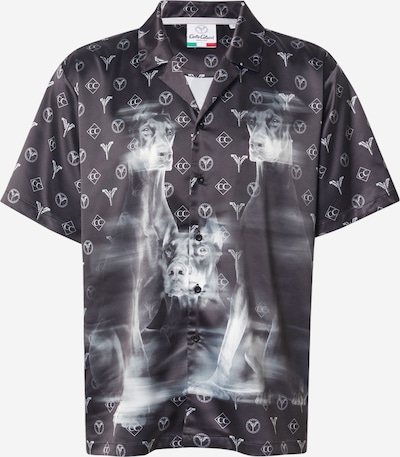 Carlo Colucci Košulja 'Dobermann' u siva / crna / bijela, Pregled proizvoda