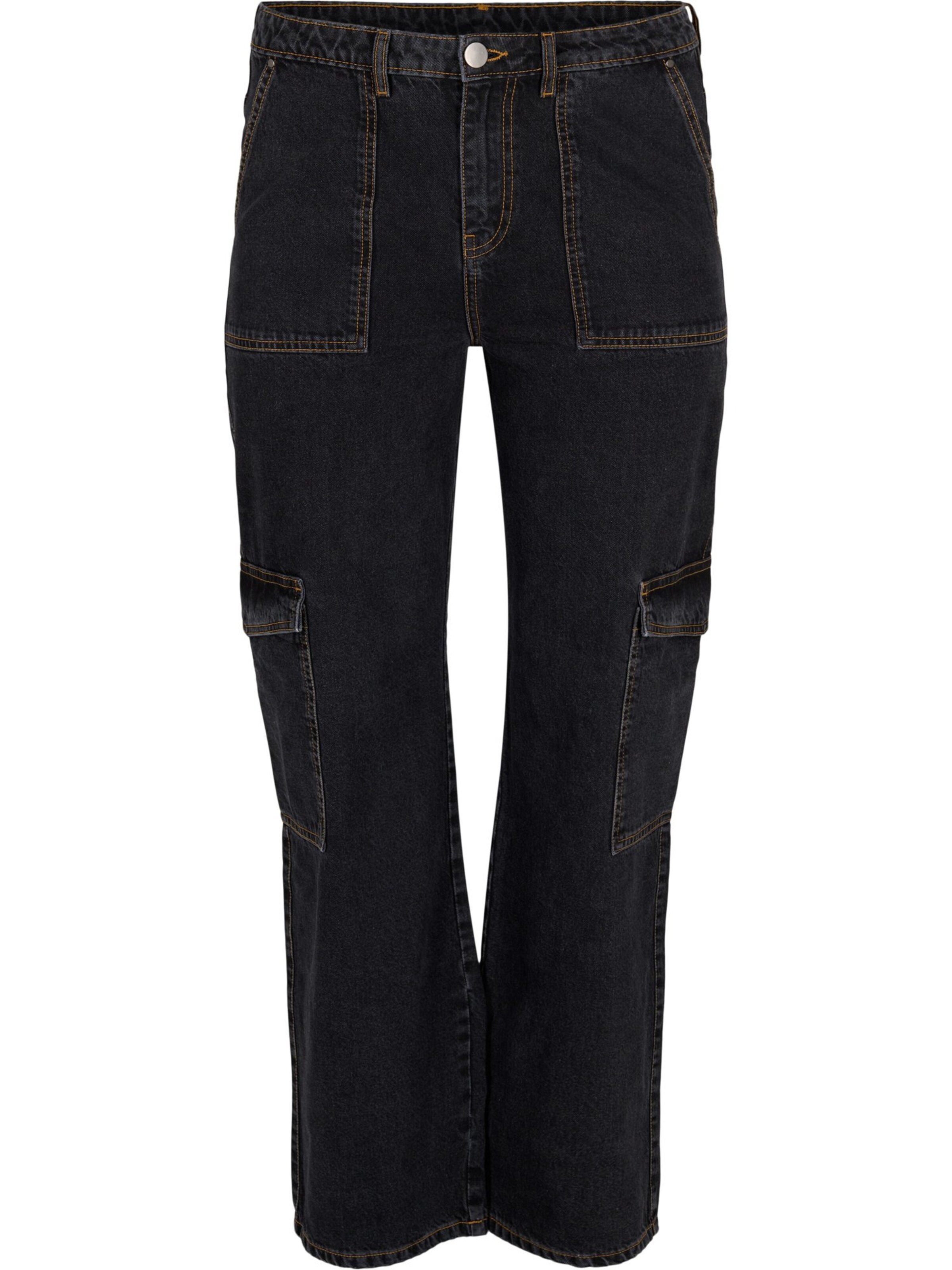 Bootcut Jean Zizzi en noir : devant