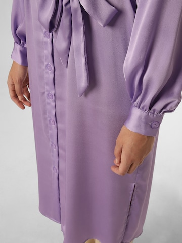 Marie Lund Shirt Dress in Purple