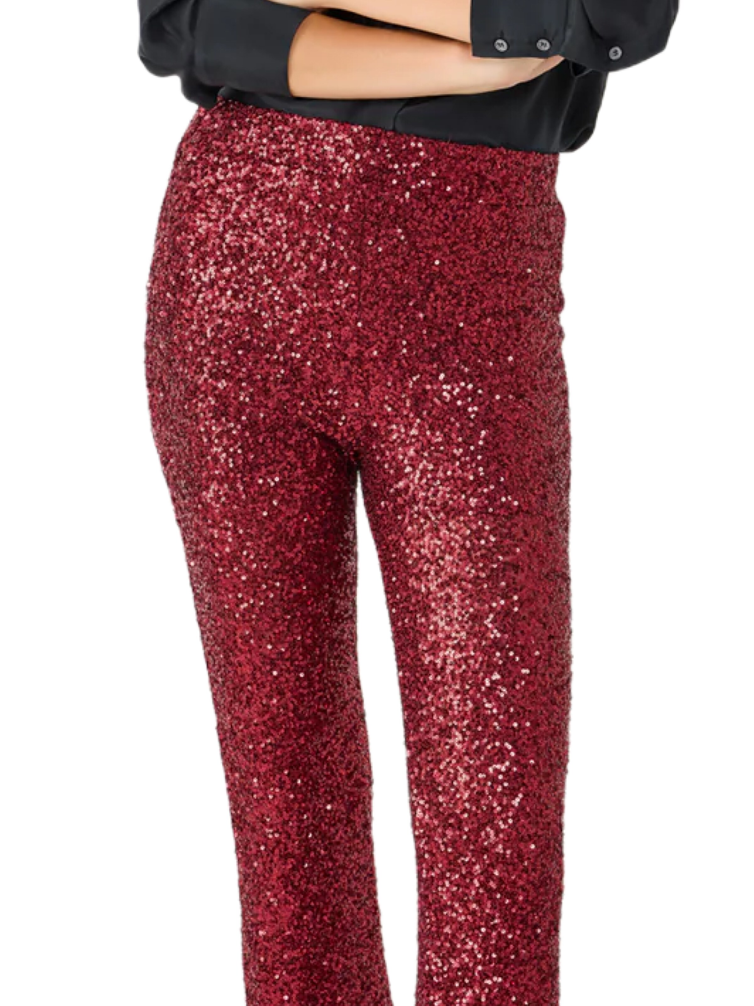 No Matter What Bootcut Broek in Rood