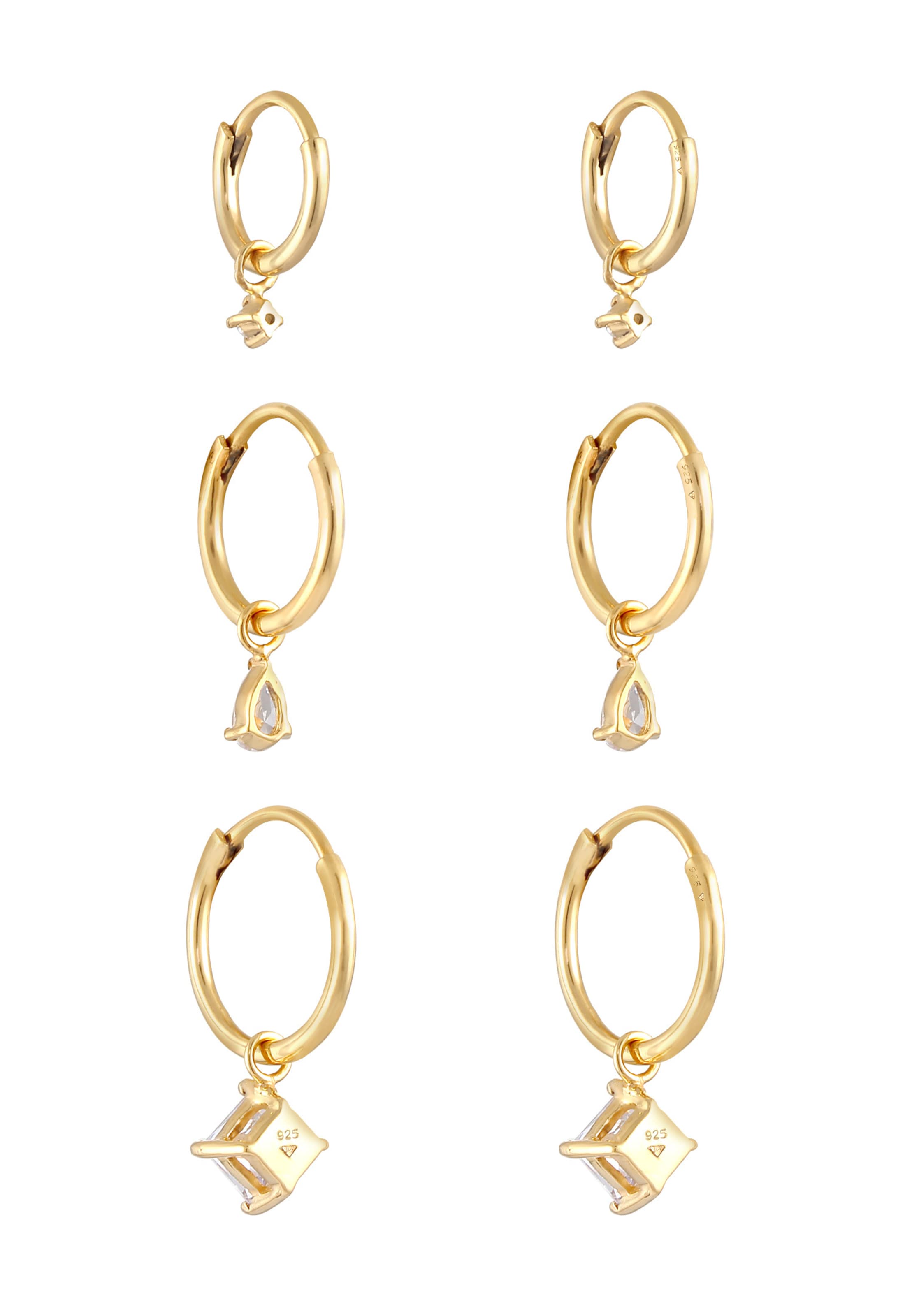 ELLI Sada šperkov - Zlatá