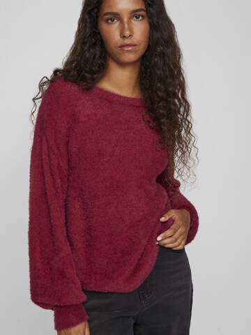 VILA Sweater in Red