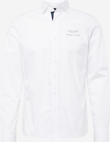 Hackett London Regular fit Button Up Shirt in White: front