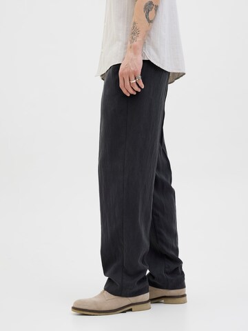 JACK & JONES Loosefit Pantalon 'JPSTKarl Skye' in Zwart