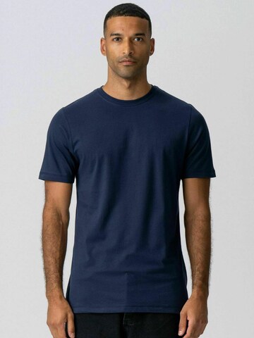 Coupe regular Chemise ' Basic T ' TEESHOPPEN en bleu : devant