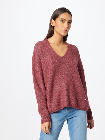 MOS MOSH Sweater in Red: front