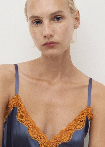MANGO Pyjama-top in Blau