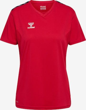 Hummel Performance Shirt 'Authentic' in Red: front