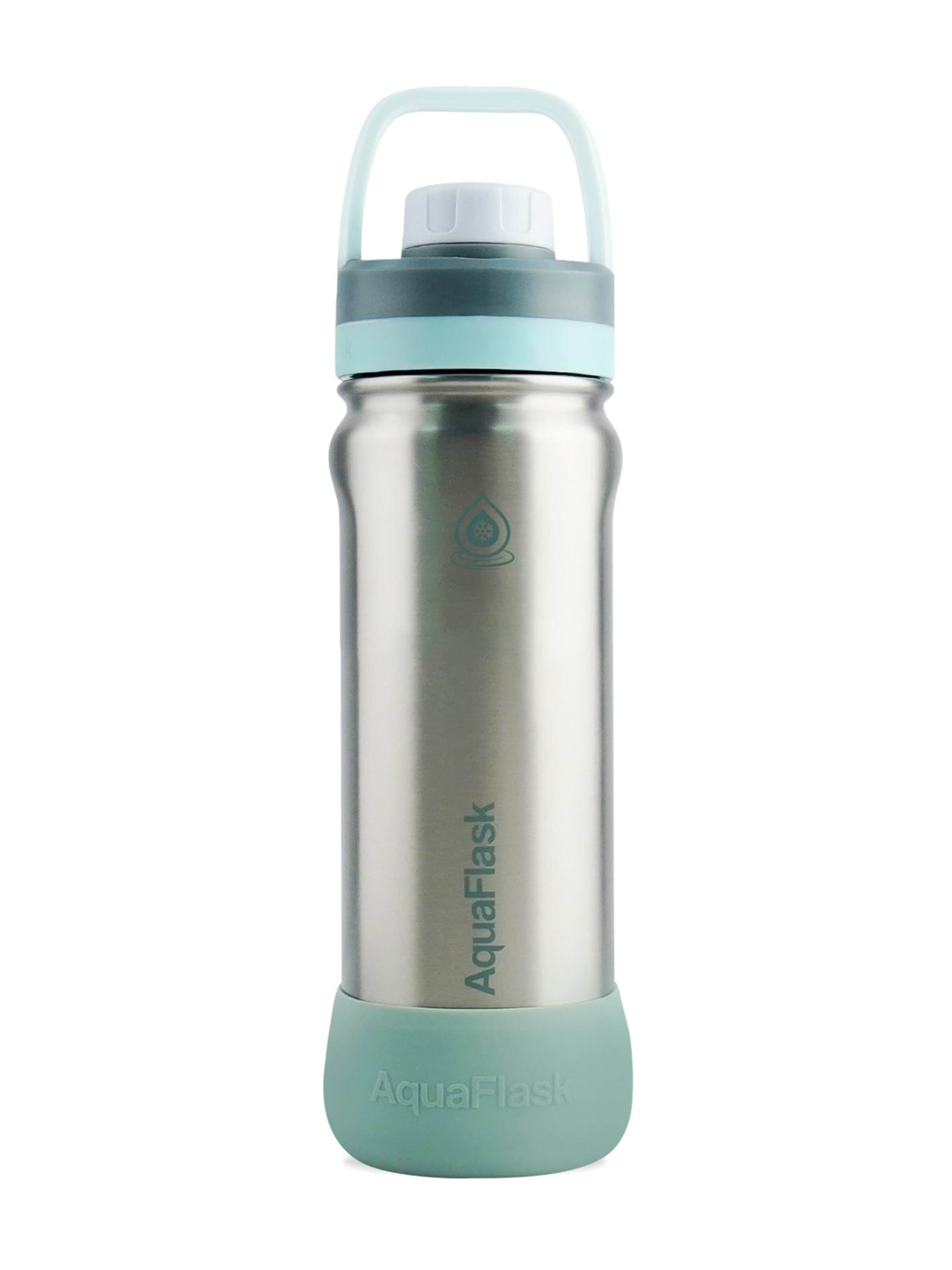 AquaFlask Láhev na vodu 'AquaFlask Termoláhev COLORWAVE 532 ml' – stříbrná: přední strana
