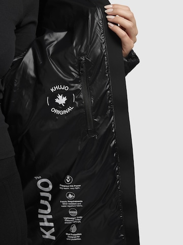 Veste fonctionnelle 'Word3 Satin-YM' khujo en noir