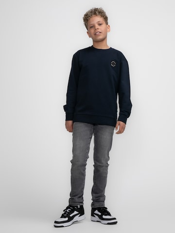 Sweat 'Stevens Village' Petrol Industries en bleu