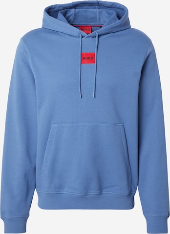 Sweat-shirt 'Daratschi214' HUGO en bleu : devant