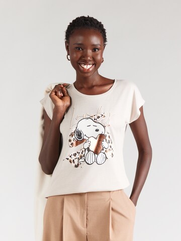 Hailys Μπλουζάκι 'Ti44lly' σε μπεζ: μπροστά