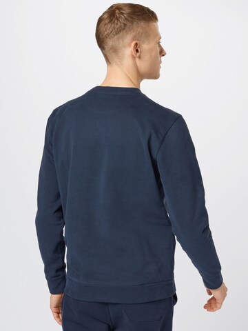 BOSS Orange Regular Fit Sweatshirt 'Weefast' in Blau