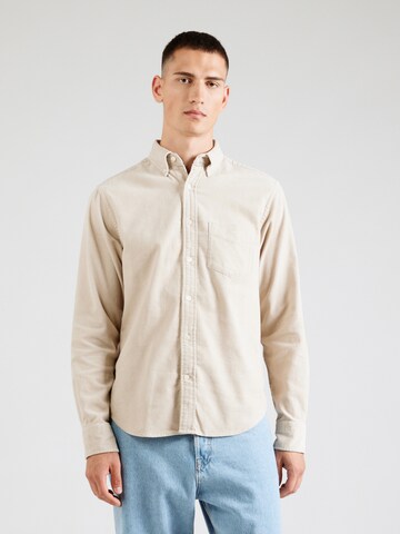 GANT Regular fit Button Up Shirt in Grey: front