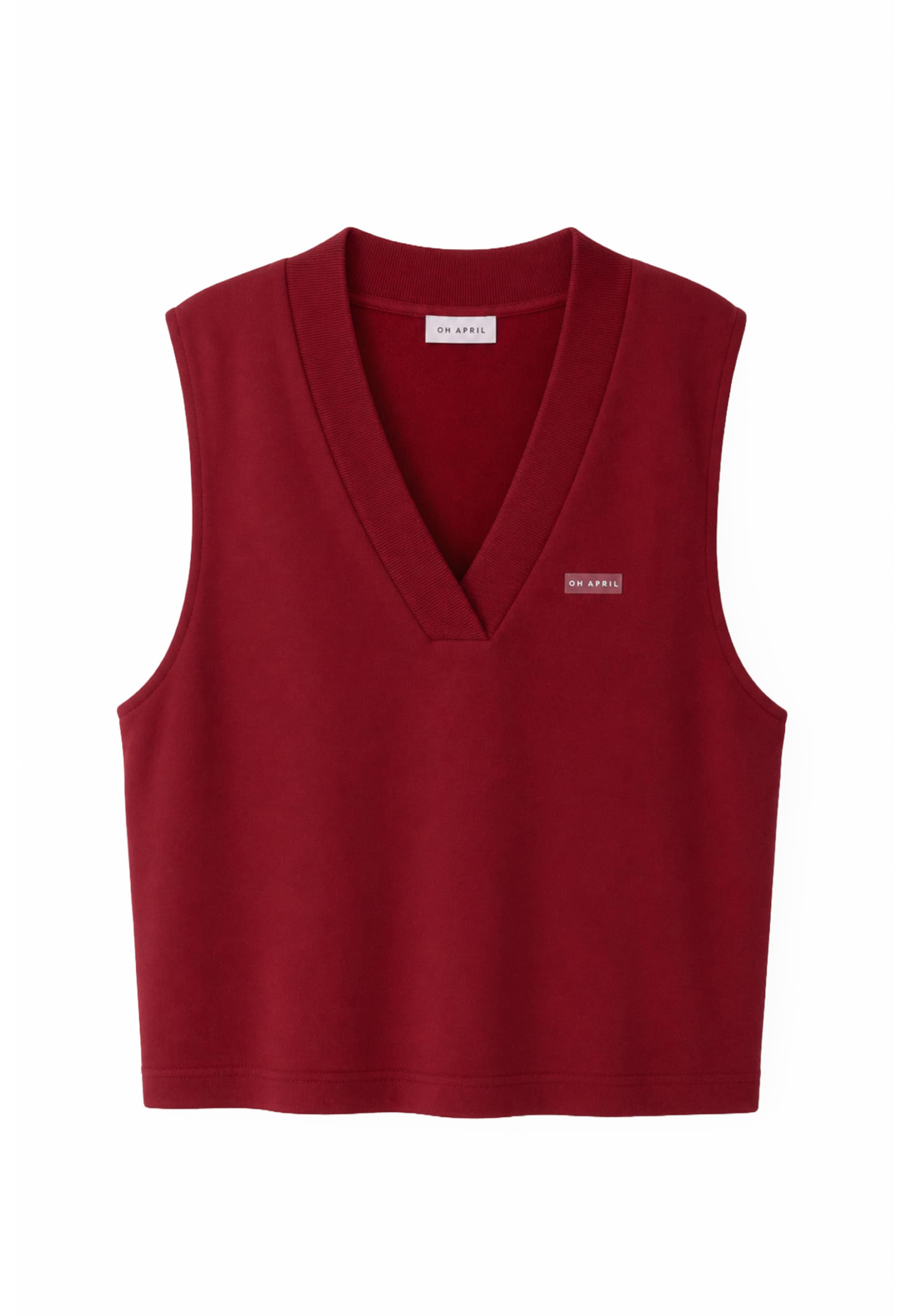OH APRIL Sweatshirt 'Briella' in Rood: voorkant