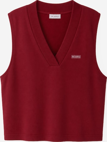 Felpa 'Briella' di OH APRIL in rosso: frontale