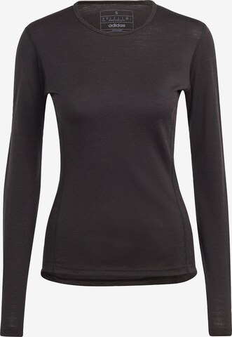 ADIDAS TERREX Base Layer 'Xperior' in Black: front