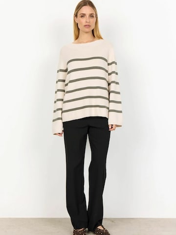 Soyaconcept Trui ' SC-KANITA STRIPE 21. ' in Wit