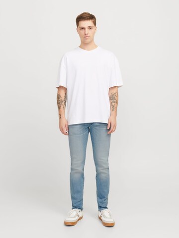 JACK & JONES Baggy Jeans 'glenn' in Blue: front