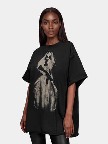 Made By Society Shirt 'Tricou Noir Élément - T27904'‌‌‌‌‌‌ in Schwarz: Vorderseite