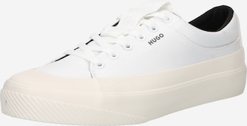HUGO Red Låg sneaker 'Dyer' i vit: framsida