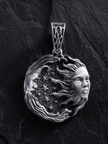 REYTEL Anhänger 'SUN and MOON' in Silber