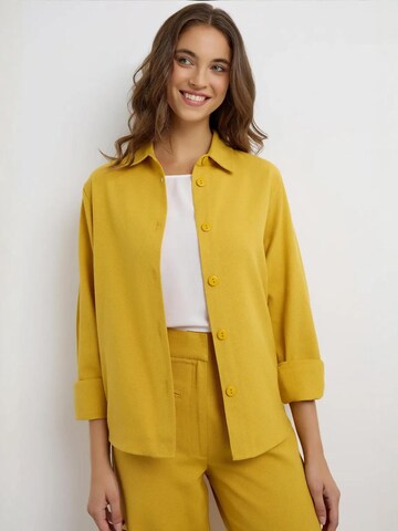 Chemisier Hiccup en jaune : devant