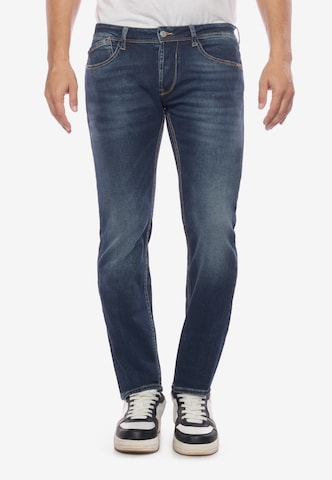 Le Temps Des Cerises Regular Jeans in Blue: front