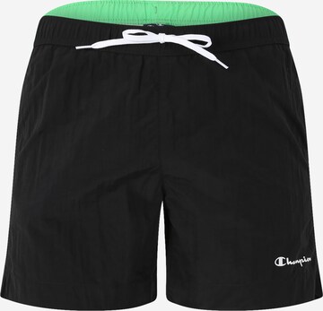 Champion Authentic Athletic Apparel Kratke kopalne hlače | črna barva: sprednja stran