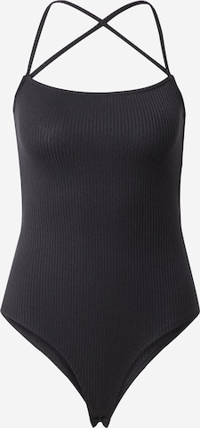 GLAMOROUS Shirt bodysuit in Black: front