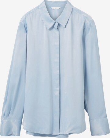 TOM TAILOR Bluse in Blau: predná strana