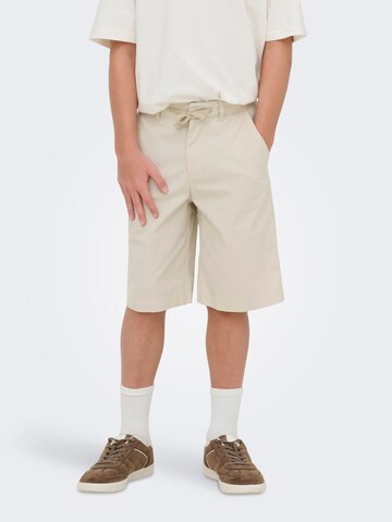 Regular Pantalon 'OSJLoc' Only & Sons Junior en gris : devant