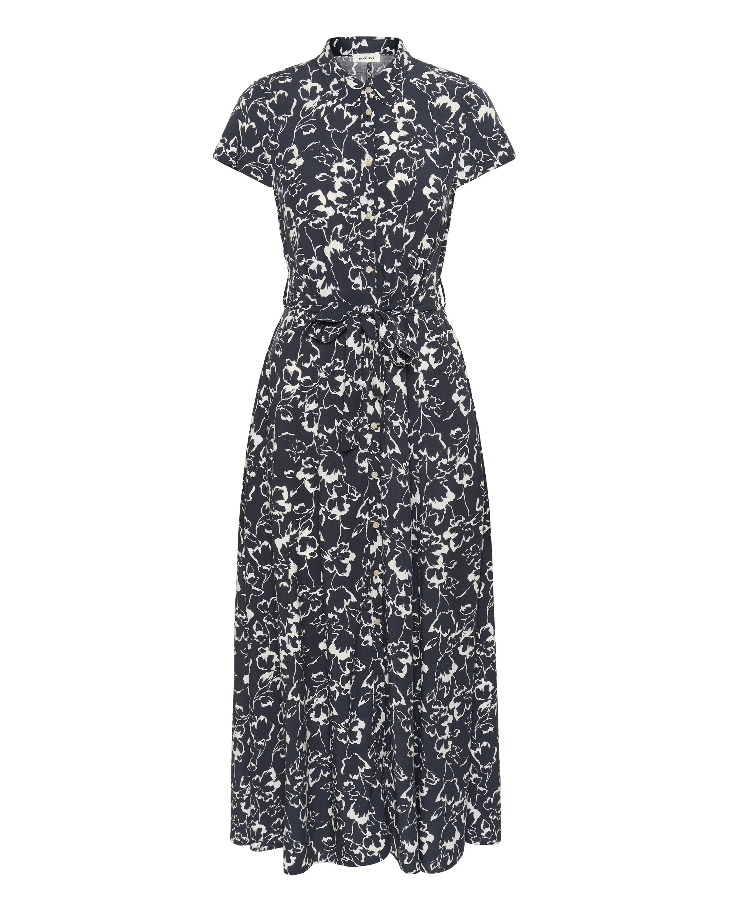 SOAKED IN LUXURY Blusekjole 'Arjana' i sort: forside