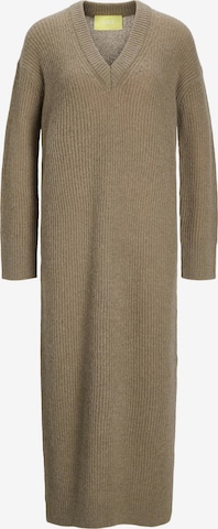 JJXX Knitted dress in Brown: front